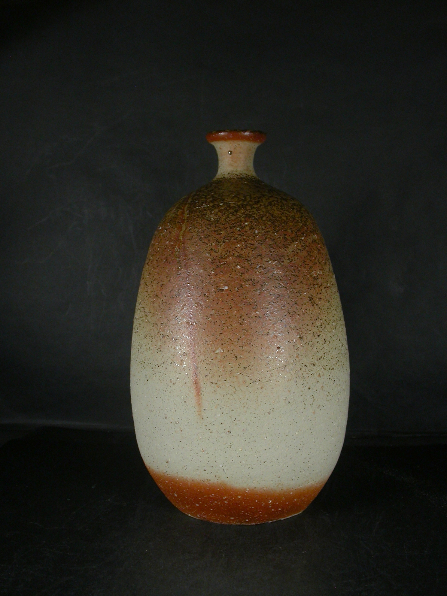 備前焼　古備前　南蛮窯　花入　書付共箱　V　R8780 備前焼 古備前 南蛮窯 花入 書付共箱 V R8780