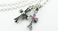 ������ϡ��ġ�ChromeHearts��CH�٥ӡ��ե��åȡ�CH�٥ӡ��ե��å�with�ѥ����ԥ󥯥��ե����������ͥå��������󥻥å�