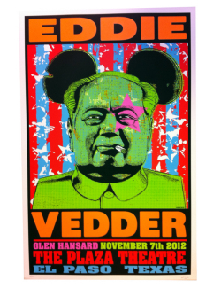 Frank Kozik�ʥե�󥯡������å��ˡ�Eddie Vedder�ʥ��ǥ�������������:El Paso, Texas�����륯�����꡼��ݥ�����