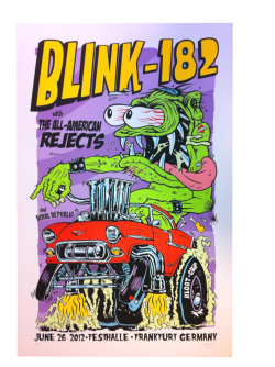 Frank Kozik�ʥե�󥯡������å��ˡ�Blink182�ʥ֥��182��:Frankfurt�����륯�����꡼��ݥ�����