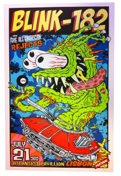 Frank Kozik�ʥե�󥯡������å��ˡ�Blink182�ʥ֥��182��:Lisbon�����륯�����꡼��ݥ�����