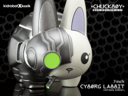 Frank Kozik x Chuck Boy x Kidrobot��Cyborg Labbit Nemesis Edition 7������ե����奢