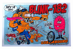 Frank Kozik�ʥե�󥯡������å��ˡ�Blink182�ʥ֥��182��:Luxembourg�����륯�����꡼��ݥ�����