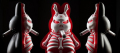 Frank Kozik x Kidrobot��Skelton Labbit�ʥ�����ȥ󡦥�ӥåȡˡ�Something's Under the Bed Edition