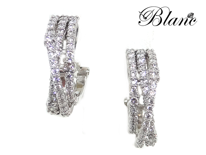 ダイヤモンド イヤピアス 0.50ct K18WG