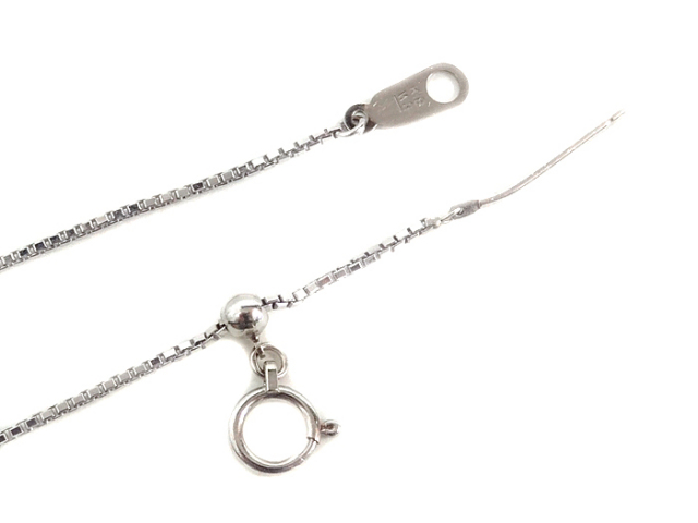クロス ダイヤモンドネックレス K18WG