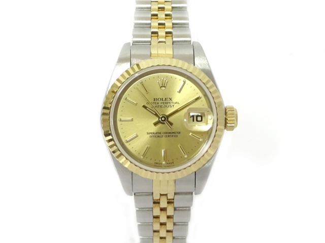 ロレックス ◇ デイトジャスト ◇ 79173 レディース 腕時計 K18YG×SS K