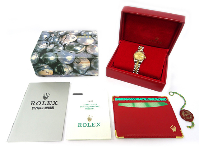 ロレックス ◇ デイトジャスト ◇ 79173 レディース 腕時計 K18YG×SS K