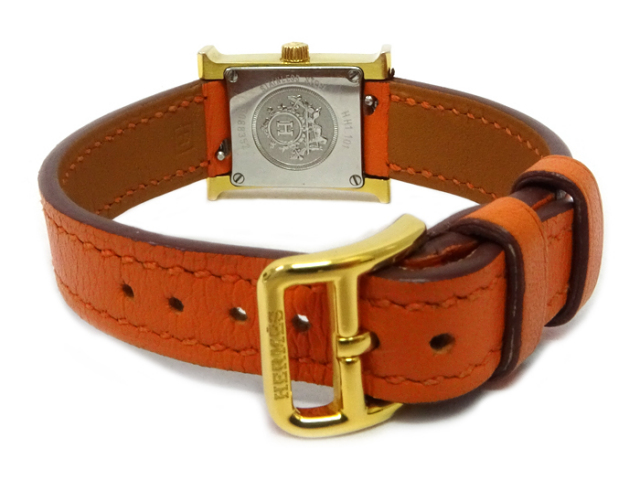 送料、代引手数料無料】 ◇ 【中古】 エルメス Hウォッチ ミニ