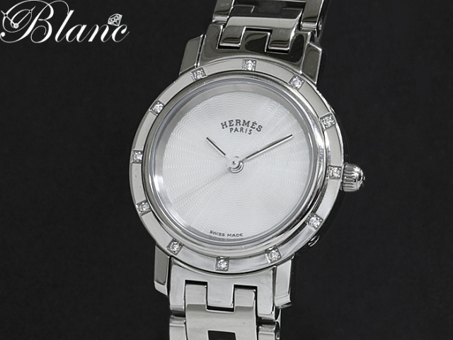 送料、代引手数料無料】 ◇ 【中古】 エルメス クリッパー ナクレ CL4  