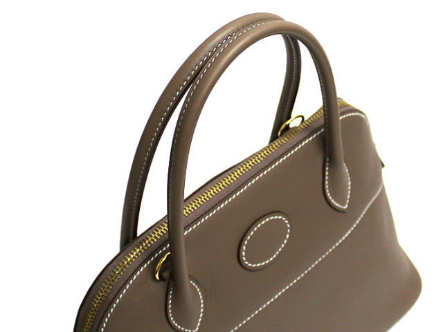 エルメス ◇ ボリード27 エトゥープ ヴォースイフト X刻印  