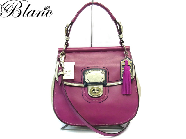 送料、代引手数料無料】 ◇ 【中古】コーチ ニューウィリス ◇ レザー  