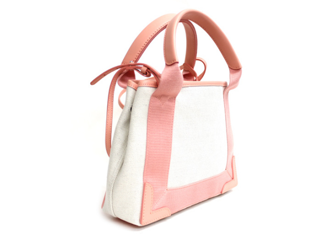 未使用展示品】◇ バレンシアガ ネイビーカバス XS ◇ 2WAY 