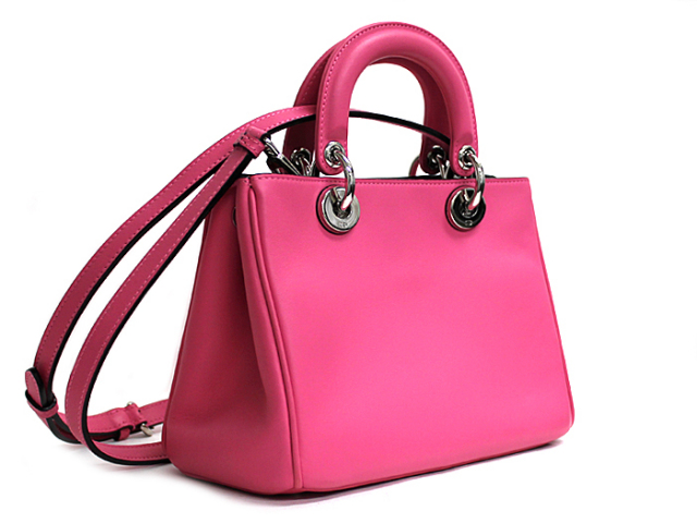 ディオール ディオリッシモ レザー ハンドバッグ ピンク ディオール