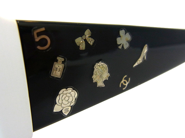 送料、代引手数料無料】 ◇ 【中古】 シャネル サングラス ◇ ホワイト  