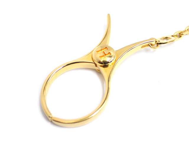 エルメス　グローブホルダー　ゴールド エルメス グローブホルダー ゴールド HERMES エルメス グローブ