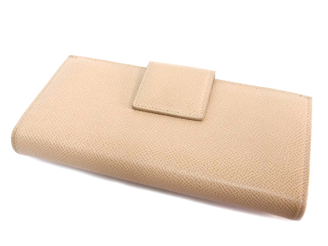BVLGARI ベージュ レザー 長財布 【公式通販】