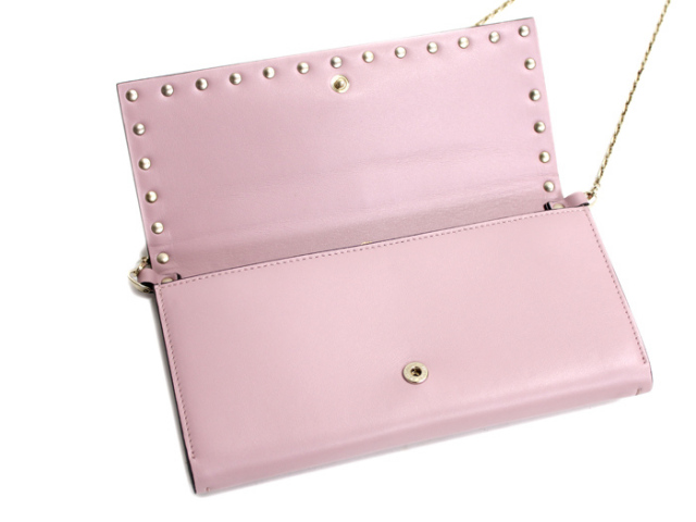 中古】◇ ヴァレンティノ ◇ ロックスタッズ チェーンウォレット  