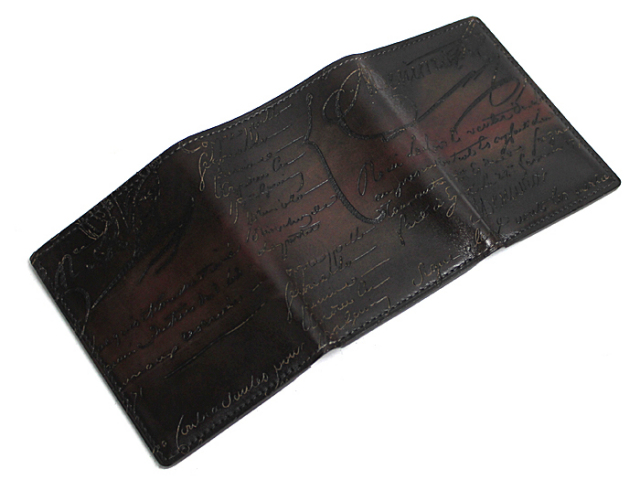 中古】 【レア】 ベルルッティ ◇ 三つ折り カードケース 札入れ  