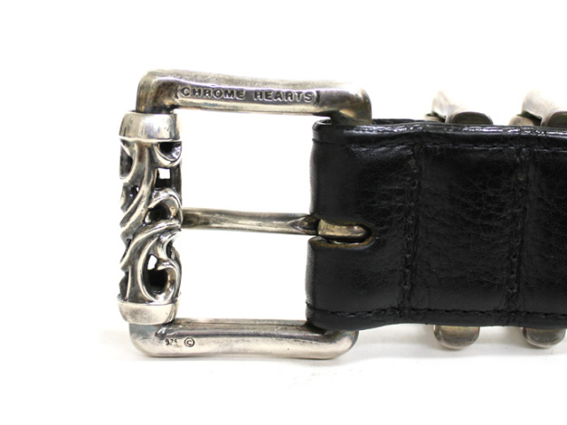 中古】◇ クロムハーツ ◇ 3ピース ローラーベルト 1.5インチ 32inc  