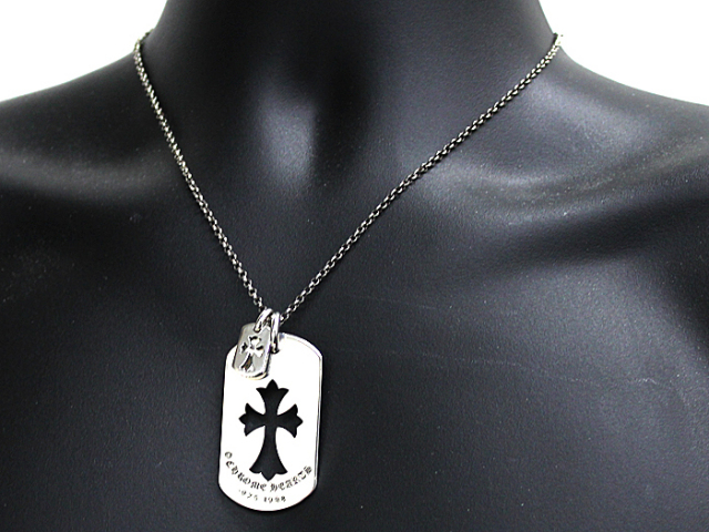 麻布十番ブラン】【中古美品】クロムハーツ カット アウト CHクロス  