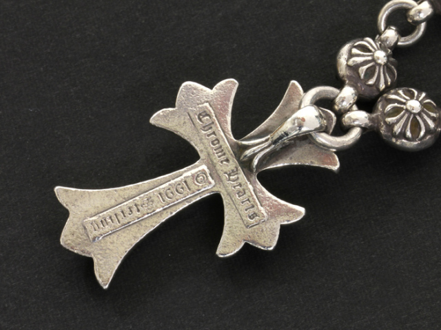 クロムハーツ ◇ スモールCHクロス with クロスボール ネックレス #1  