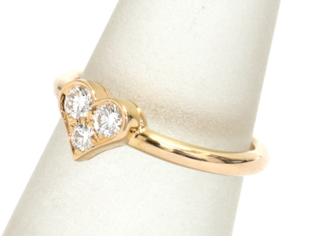 ティファニー　センチメンタル　ハート　ピンクゴールド ダイヤ　リング　9号 ティファニー センチメンタル ハート ピンクゴールド ダイヤ リング 9