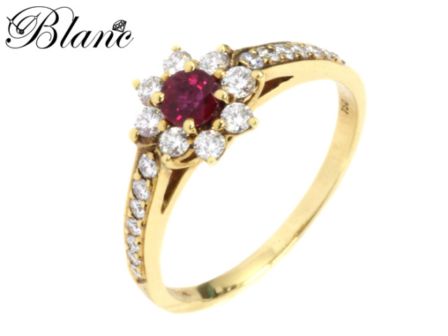 中古】◇ ティファニー ◇ フローラリング（コンティニュアスロウ  