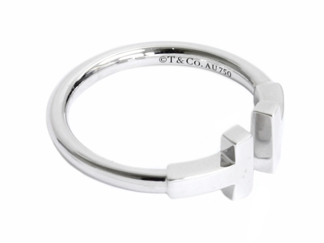 中古】 ティファニー ◇ Tワイヤー リング 750 K18WG 約7号 K18  