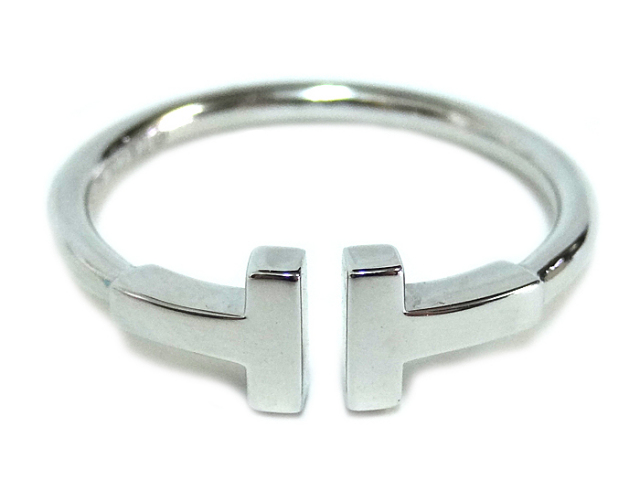 TIFFANY&Co ティファニー 750 Tワイヤー リング #15 TIFFANY&Co. ティファニー Tワイヤー リング 15号 Au750WG