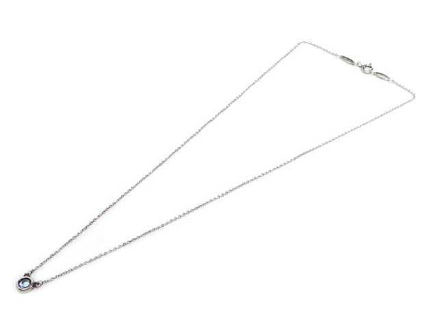 Tiffany バイザヤード　アクアマリン　シルバー　ネックレス　Ag925 楽天市場】【ギフト品質】【0.13ct】ティファニー Tiffany&Co