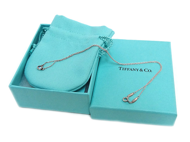 【新品】Tiffany& Co. カラーバイザヤードアクアマリン ネックレス エルサ・ペレッティ™ カラー バイ ザ ヤード アクアマリン