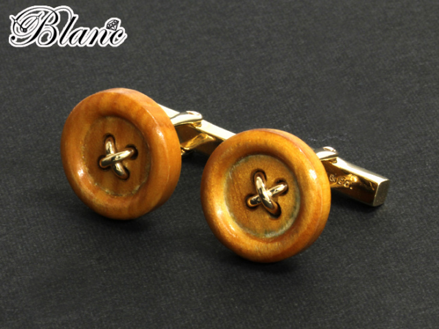 中古】◇ ティファニー ◇ ボタンデザイン カフス ◇ カフリンクス  