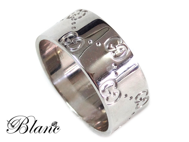 送料、代引手数料無料】 ◇ 【中古美品】 グッチ アイコンワイドリング  