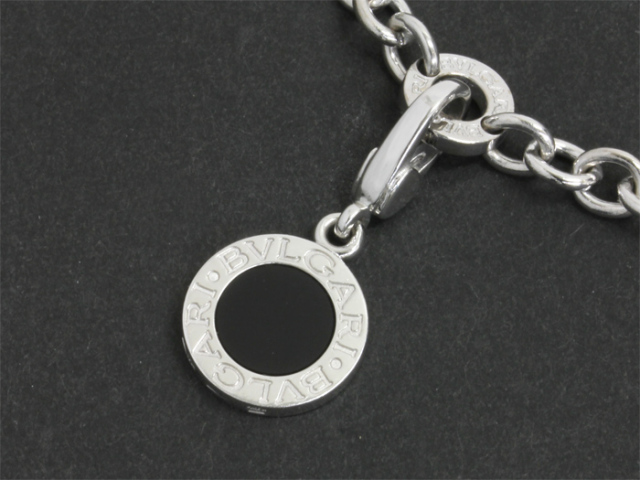 ブルガリ ◇ チャーム付き ブレスレット ◇ 750 K18ホワイトゴールド  