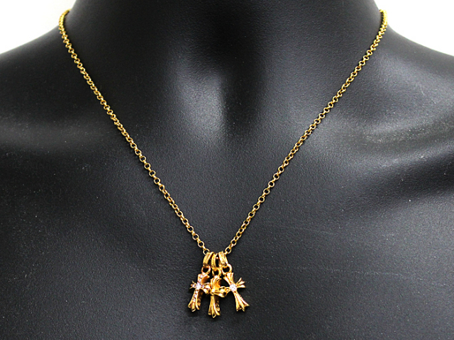 中古品】 クロムハーツ ◇ 22K ベビーファット W/ダイヤモンド ボス  