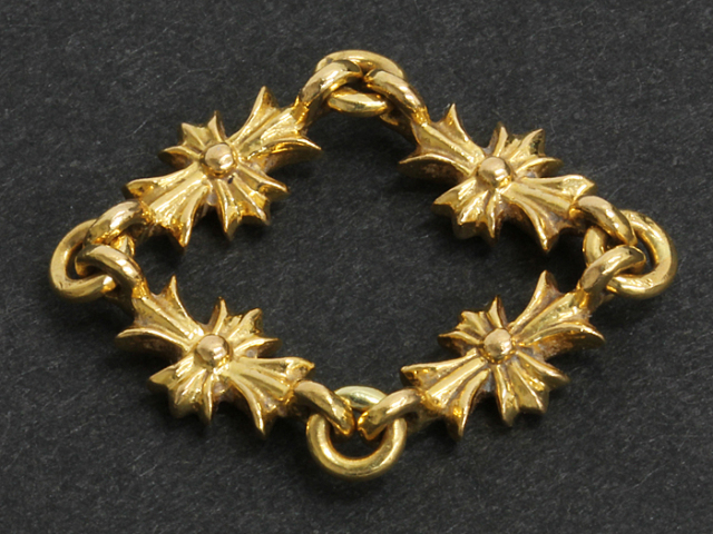 中古】 クロムハーツ ◇ 22K タイニーE CHプラス with 4Pダイヤモンド  