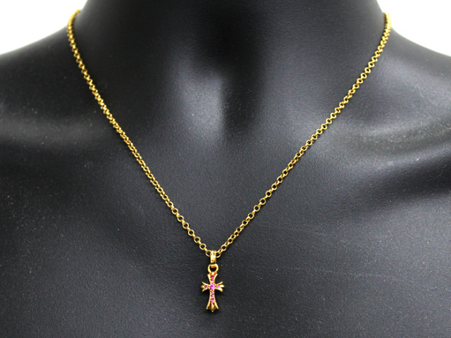 中古美品】 クロムハーツ ◇ 22K ベビーファット チャーム with パヴェ  