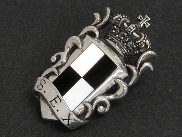 中古美品】 ジャスティンデイビス ◇ S.E.X PENDANT (spj533) シルバー  