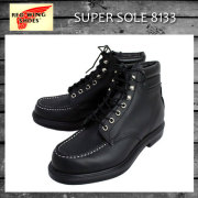 3�������ͽ��!! 2012���� ��������Ź REDWING (��åɥ�����) 8133 SUPER SOLE MOC-TOE �����ѡ��������å��ȥ���BLACK CHROME