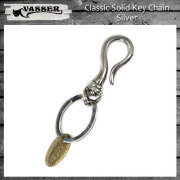 �����谷 VASSER�ʥХå�����Classic Solid Key Chain Silver(���饷�å�����åɥ����������󥷥�С�)