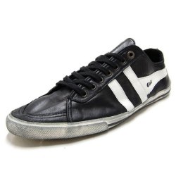GoLa QUOTA LEATHER ������ ���ˡ����� ���������쥶�� BLK/OFWH