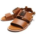 Grun Project��Genuine Leather Sandals���쥶��������롡BROWN��047-BRN