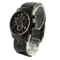 SWISS MILITARYMENS-PVD BLACK BIGCHRONO-ML247