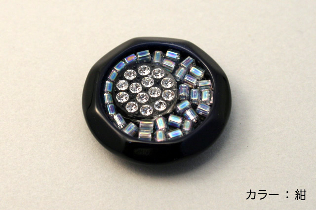 SWAROVSKI x ビーズボタン