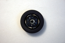 SWAROVSKI xつや 消しボタン（18mm）【色 紺 / 黒 】