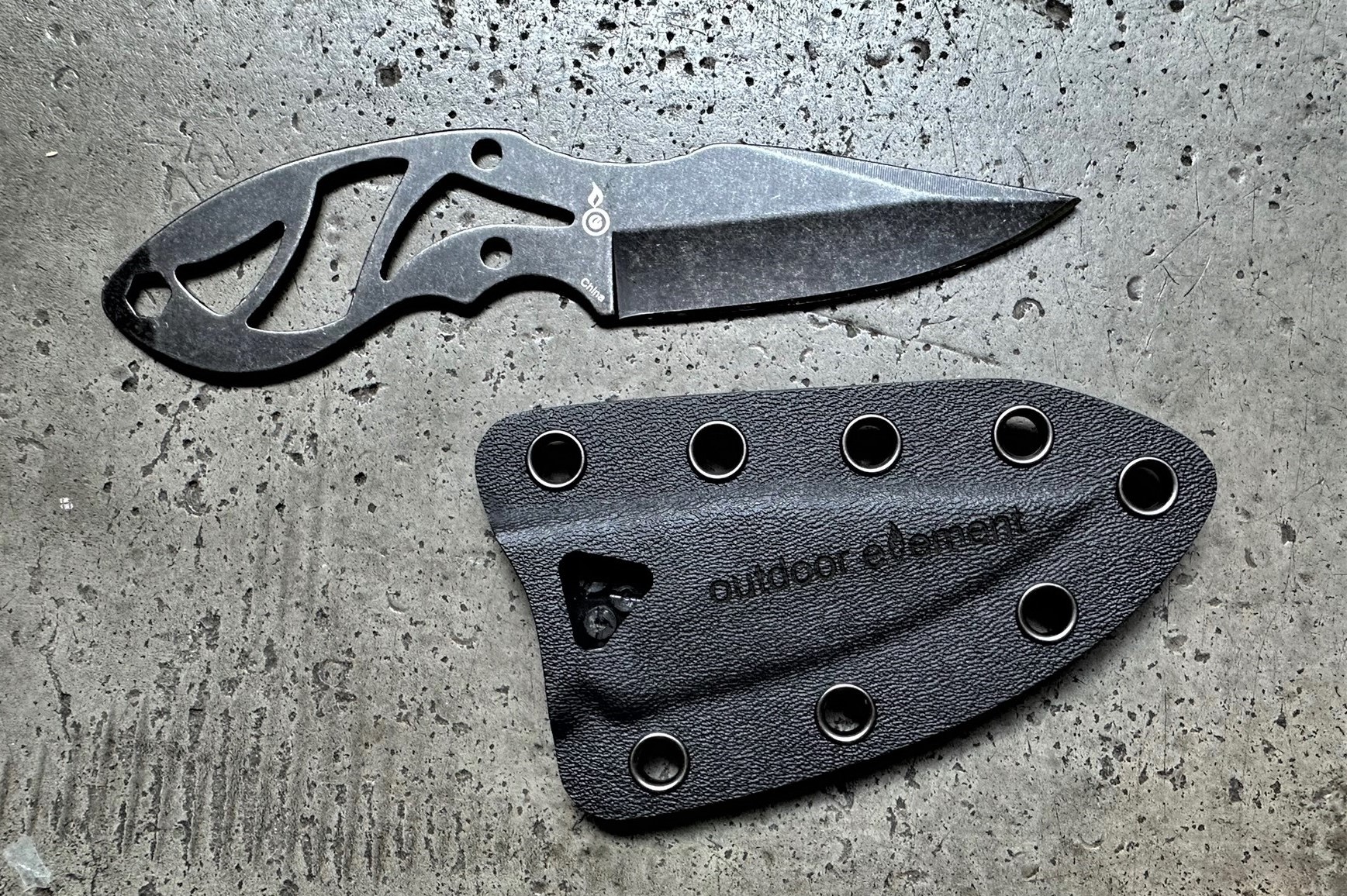OUTDOOR ELEMENT Phoenix Feather Survival Knife