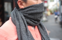 天空丸Wool Top Gauze Scarf