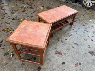 【comingsoon!】 TEAK TILED TOP COFFEE TABLE ItemCode-WOLD49b