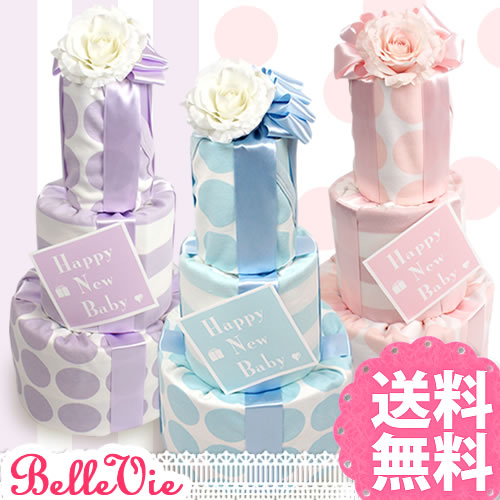 【おむつケーキ】Flannel Tower(フランネルタワー)